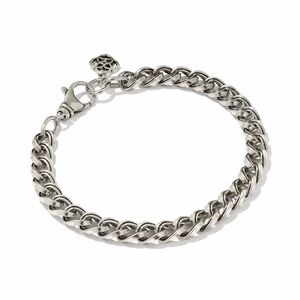 Kendra Scott Vincent Chain Bracelet in Vintage Silver